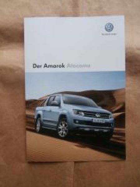 VW Amarok Atacama Sonderprospekt Juli 2015 NEU