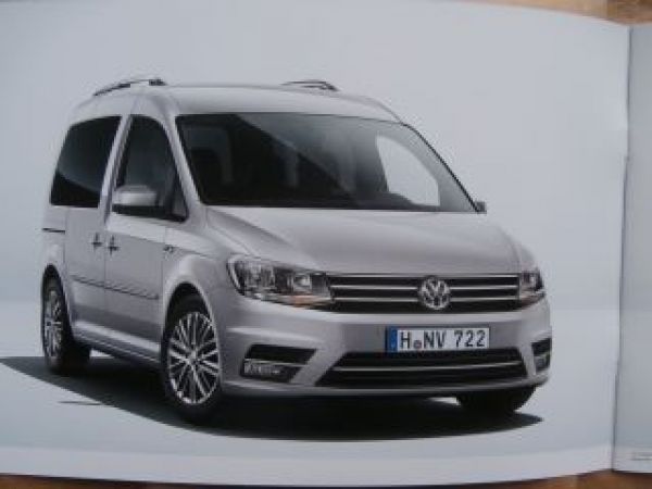 VW Caddy neues Modell Prospekt April 2015 +Highline