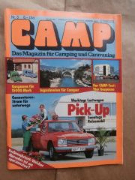 CAMP 3/1981 Citroen CX Penthouse,Smco Azur,Bilgram Husky,