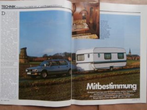 CAMP 3/1985BMW 525e E28 mit Weippert 515S,Renault 25 TD mit Land