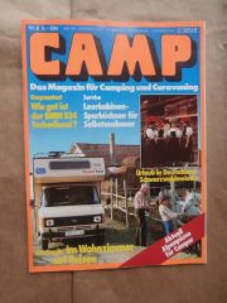 CAMP 6/1985 BMW 524td E28,Range Rover, Eriba Nova L 530V,Frankia