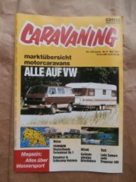 caravaning 5/1987 Lada Samara zieht Dragoner 406,Citroen AX,