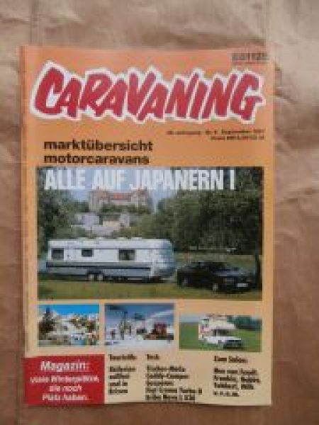 caravaning 9/1987 Fiat Croma Turbo D mit Eriba Nova L 530,