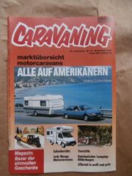 caravaning 12/1987 LMC 480TK,alle auf Amerikanern,