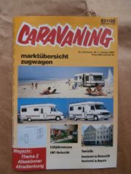 caravaning 1/1988 Mazda 929 mit Südwind 20M,