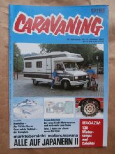 caravaning 10/1988 motorcarvans auf Japaner Teil2,AL-KO Truma