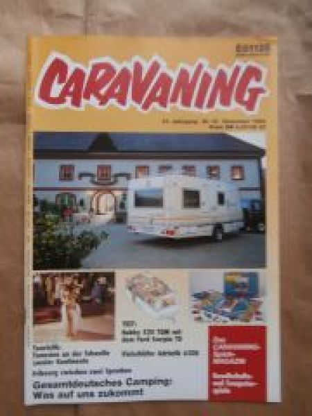 caravaning 12/1989 Hobby 520 TQM mit Ford Scorpio TD,Adriatik 63