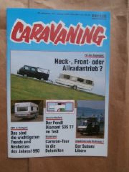 caravaning 1/1990 Fendt Diamant 535TF,Subaru Libero,