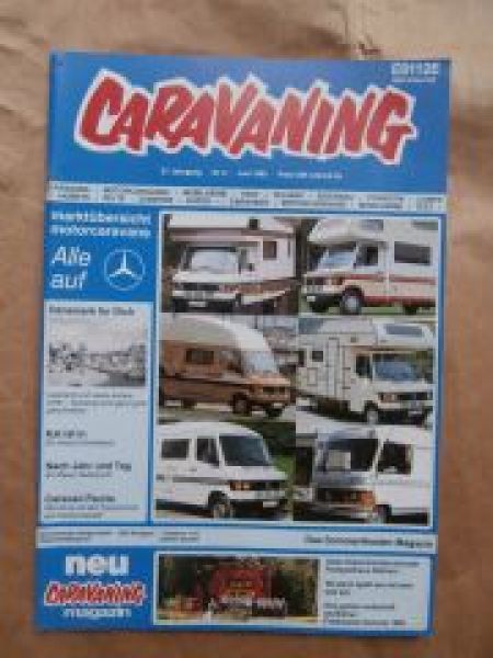 caravaning 6/1985 motorcaravans auf Mercedes,BMW 325e Kat E30
