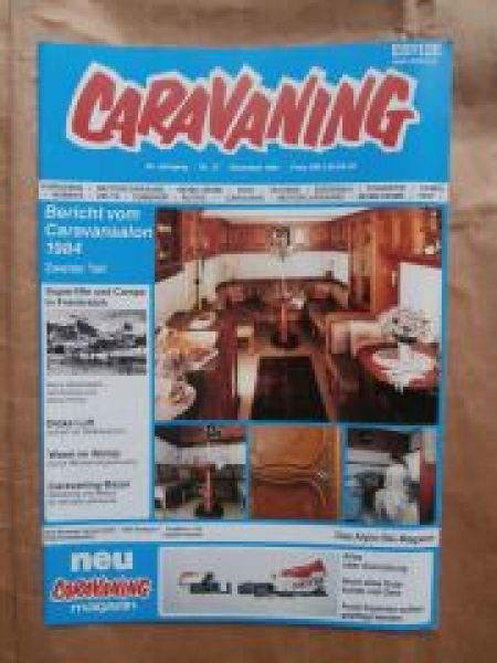 caravaning 12/1984 Opel Kadett E, Sierra 2.0GL mit LMC Luxus 500