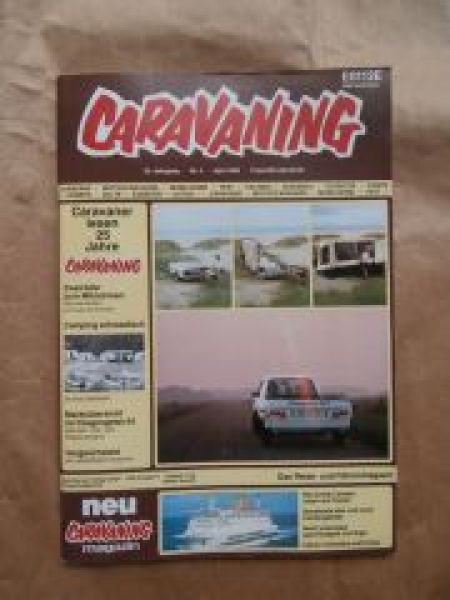 caravaning 4/1983 VW LT,Zweiräder Übersicht,Camp-let GT,Gugel