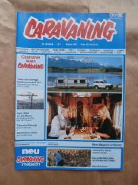 caravaning 8/1982 Opel Kadett D Diesel,Fendt Diamant,Tabbert Com