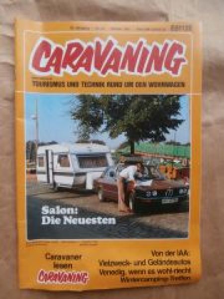 caravaning 10/1981 Tabbert 560E,Flipper City 430TK hinter Fiat R