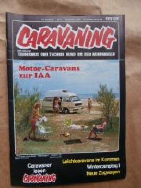 caravaning 9/1981 Aero 390,Dethleffs 450T,Eriba-Tramp,Tabbert 51