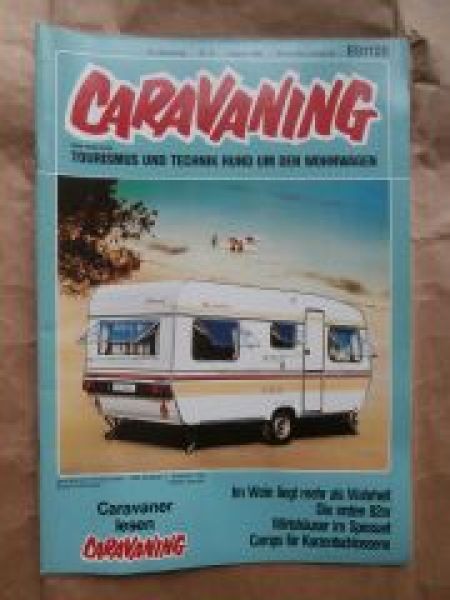 caravaning 8/1981 Dethleffs Beduin 550V hinter Volvo 265GL,