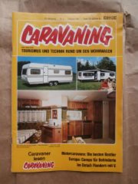 caravaning 2/1981 Subaru,Vorzelte,VW T3 mit flipper City 550TM,