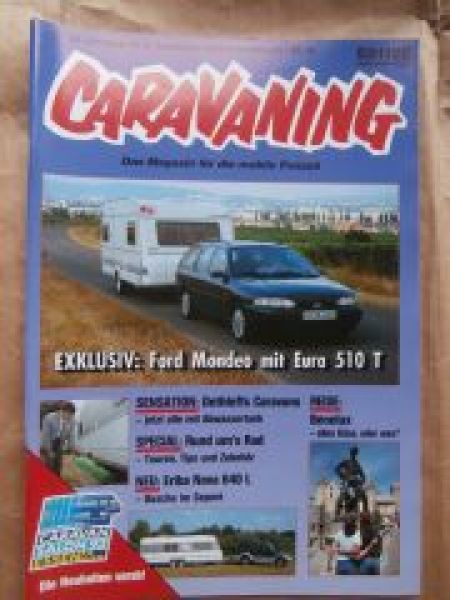 caravaning 9/1993 Ford Mondeo Turnier mit Eura 510T,Opel Fronter