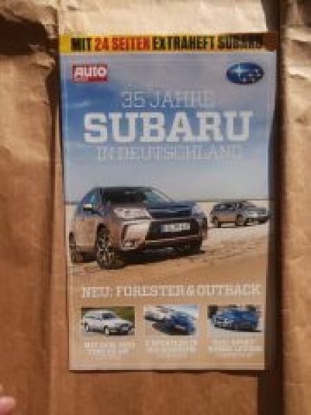 Auto Zeitung 35 Jahre Subaru in Deutschland Heft