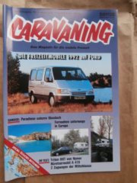 caravaning 6/1992 Freizeitmodell auf Ford,Eriba-Touring Triton B