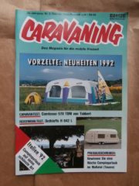 caravaning 2/1992 Tabbert Comtesse 570TDM,Dethleffs H 642L