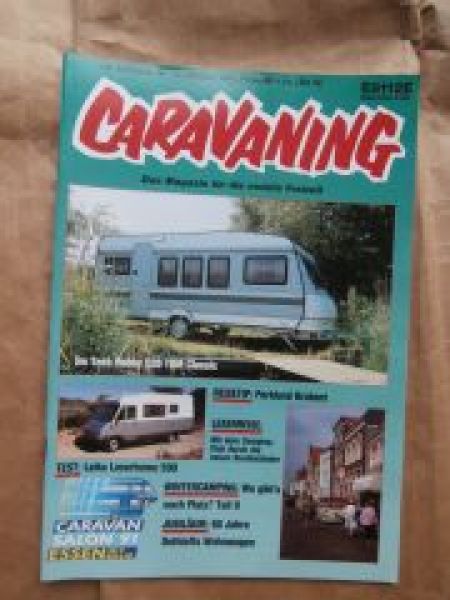 caravaning 10/1991 Hobby 520 TQM Classic,Laika Laserhome 590,