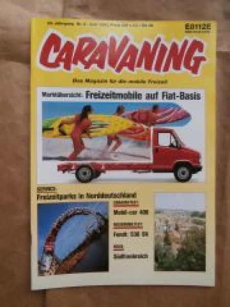 caravaning 6/1991 Freizeitmobile auf Fiat, Caravelair Mobil Car