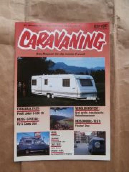 caravaning 4/1991 Fendt Joker E-530TK,Mehler Olympia,Fischer Duo