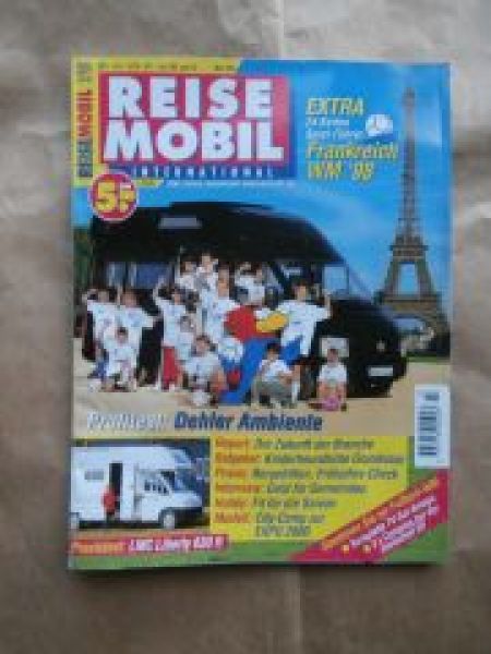 Reise Mobil 3/1998 LMC Liberty 630R,Carthago,Karmann,Dipa,