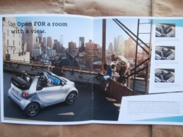 smart fortwo cabrio Prospekt August 2015 NEU