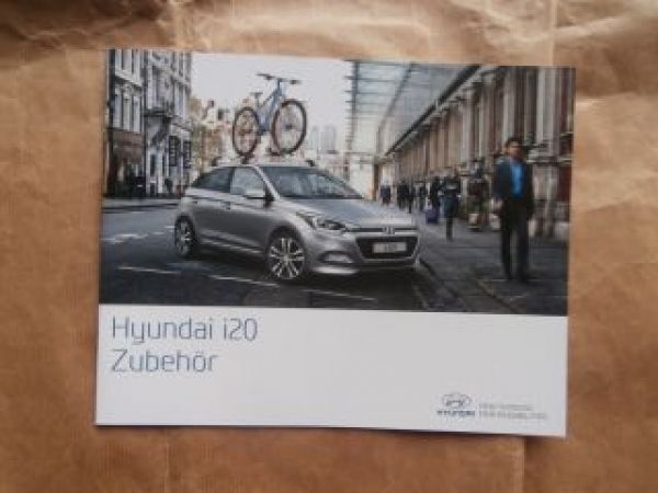 Hyundai i20 Zubehör Prospekt 2015 : Autoliteratur Höpel