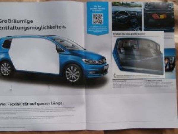 VW Touran A3 Format Prospekt Vorstellung Katalog Rariät NEU