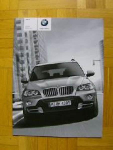 BMW X5 E70 Preisliste 10/2008 +Individual NEU
