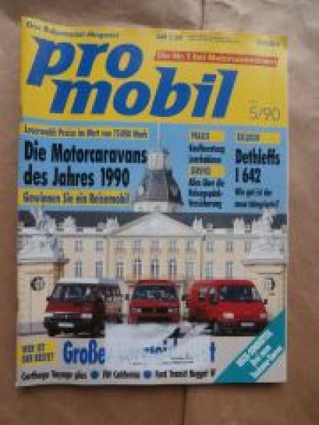 pro mobil 5/1990 Dethleffs I 642,Luna Holiday von Jo-Mobile,
