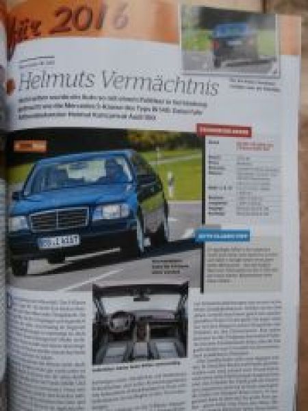 AutoClassic Jahrbuch 2016 Porsche 911,928, BMW wird 100,R21,