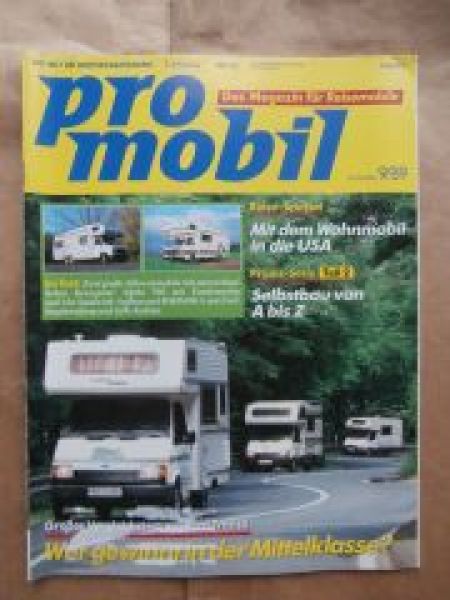 pro mobil 9/1989 VG auf Transit Benimar Europa 4000 vs. CI 545/2