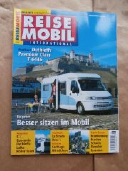 Reise Mobil 6/2002 Dethleffs Premium Class T6446,C.I.Concorde, L