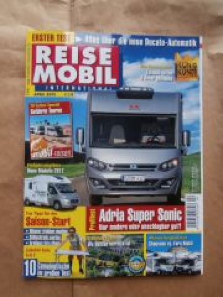 Reise Mobil 4/2012 Adria Super Sonic,Bürstner Ixeo IT735,Eura