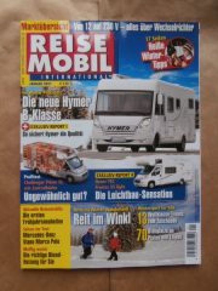 Reise Mobil 1/2011 Hymer B-Klasse,Challenger Prium XL,Viano Marc