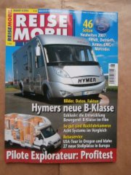 Reise Mobil 8/2006 Hymer B-Klasse,Pilote Explorateur P 685 FG