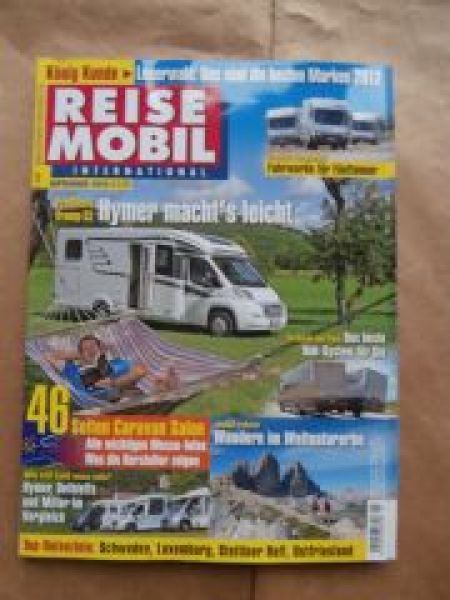 Reise Mobil 9/2012 Hymer Tramp T614 CL,Iveco Daily 50C15 vs. Spr