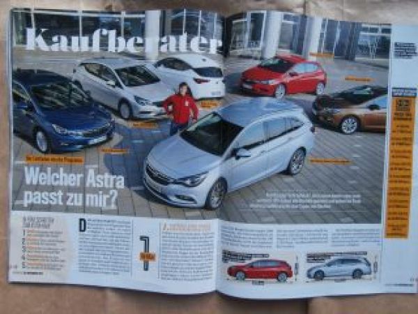 Auto Bild 47/2015 Astra E 1.0Turbo vs. Focus 1.0EcoBoost vs. 308