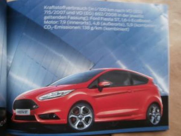 Ford Fiesta +SYNC +Sport +ST Prospekt August 2015 NEU