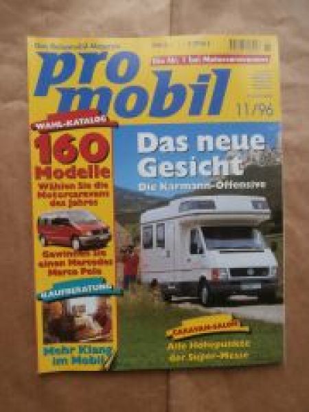 pro mobil 11/1996 Karmann auf VW,TEC 590K, LMC Liberty 550,