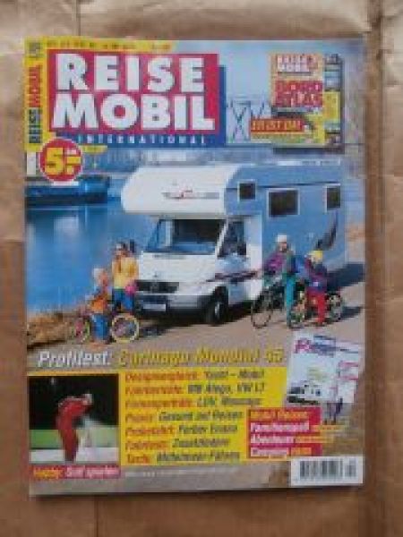 Reise Mobil 4/1998 Carthago Mondial 45, Atego,VW LT 46,Ferber En
