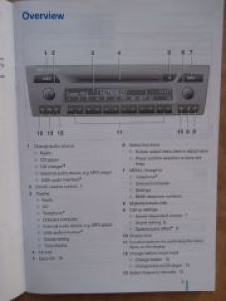 BMW Professional CD Manual for Radio Englisch 8/2007