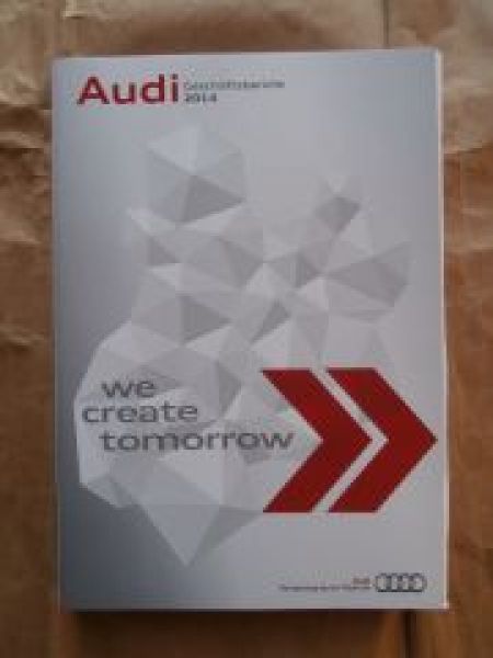 Audi Geschäftsbericht 2014 we create tomorrow TT Ducati Q7 Biela