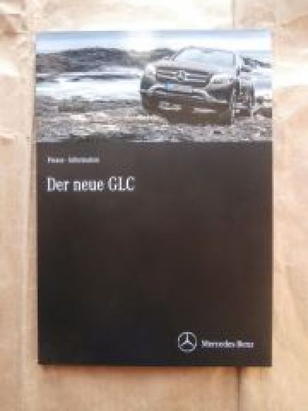 Mercedes Benz GLC Pressemappe Juni 2015 Fotos +Stick