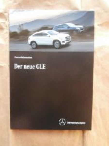 Mercedes Benz GLE Pressemappe Juni 2015 Fotos +Stick