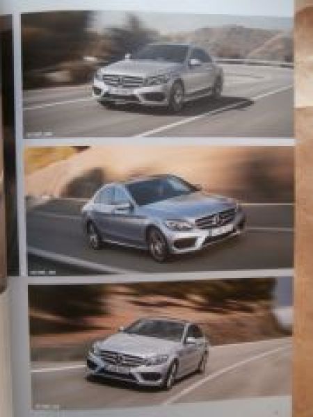 Mercedes Benz C-Klasse BR205 Pressemappe C250 C300 +Fotos +Stick