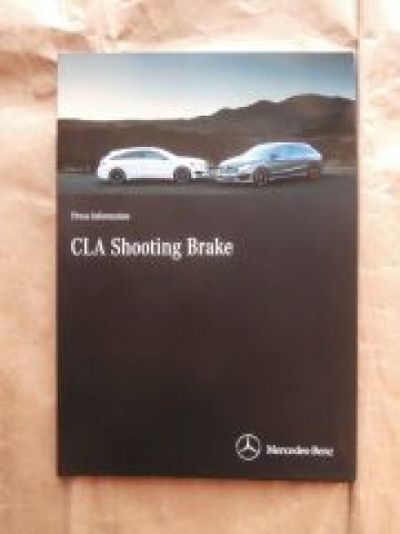 Mercedes Benz CLA Shooting Brake X117 11/2014 +45AMG
